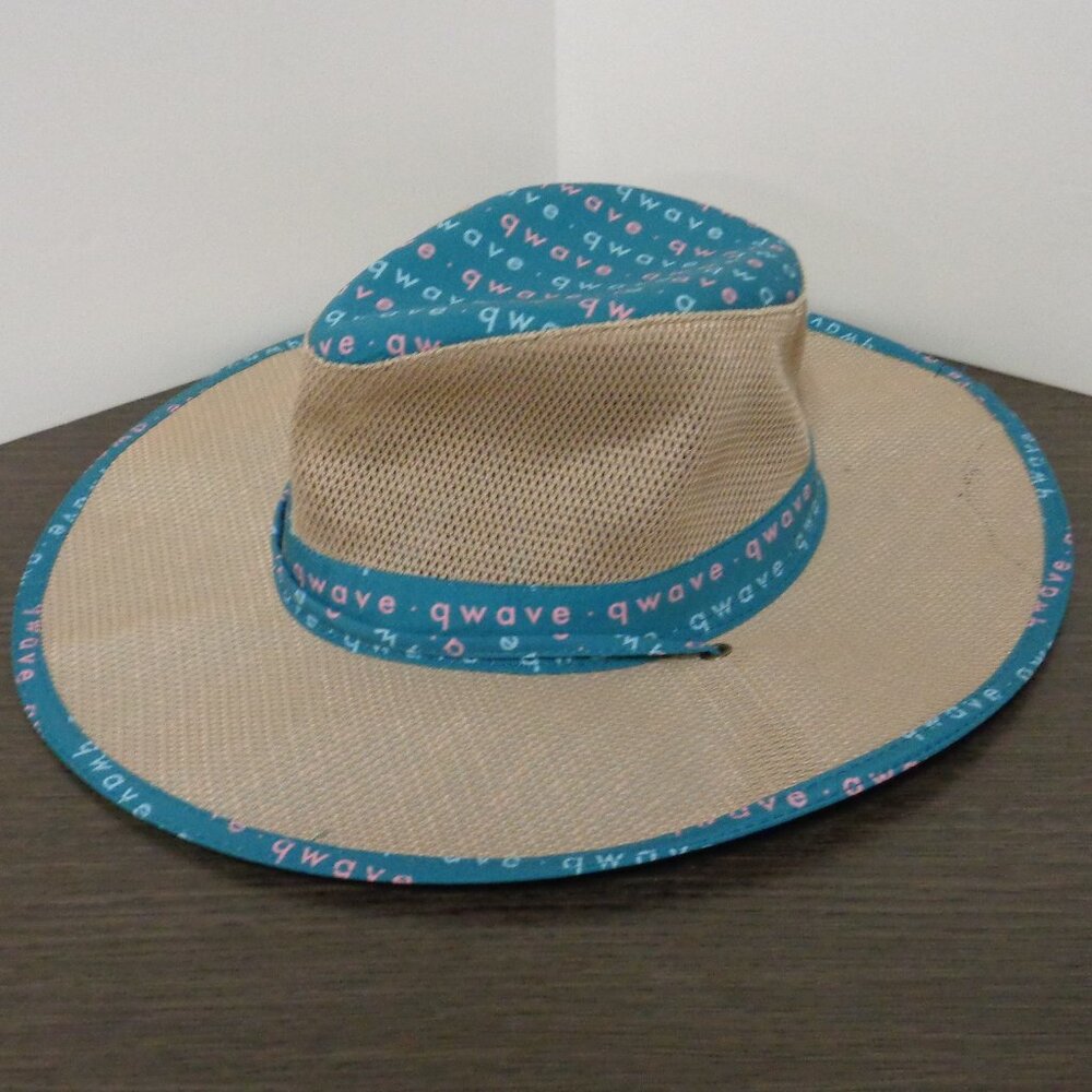 Brand New QWave Mesh Safari Hat, Teal, One Size Fits Most, model QWPG-6217 WH1